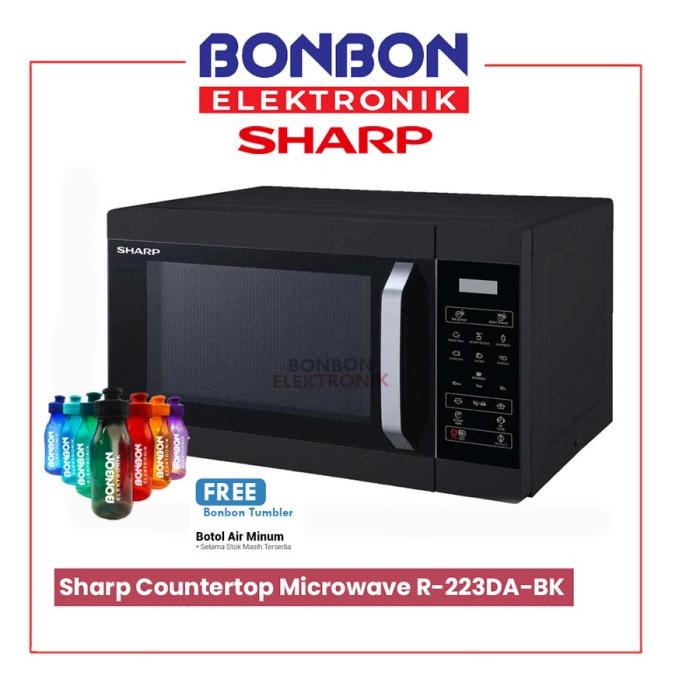 Sharp Countertop Microwave R-223Da-Bk / R 223Da Bk 23L