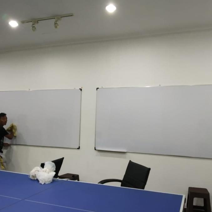 

[COD] whiteboard belajar besar 120 x 240 cm nonmagnetik BERKUALITAS Kode 1356