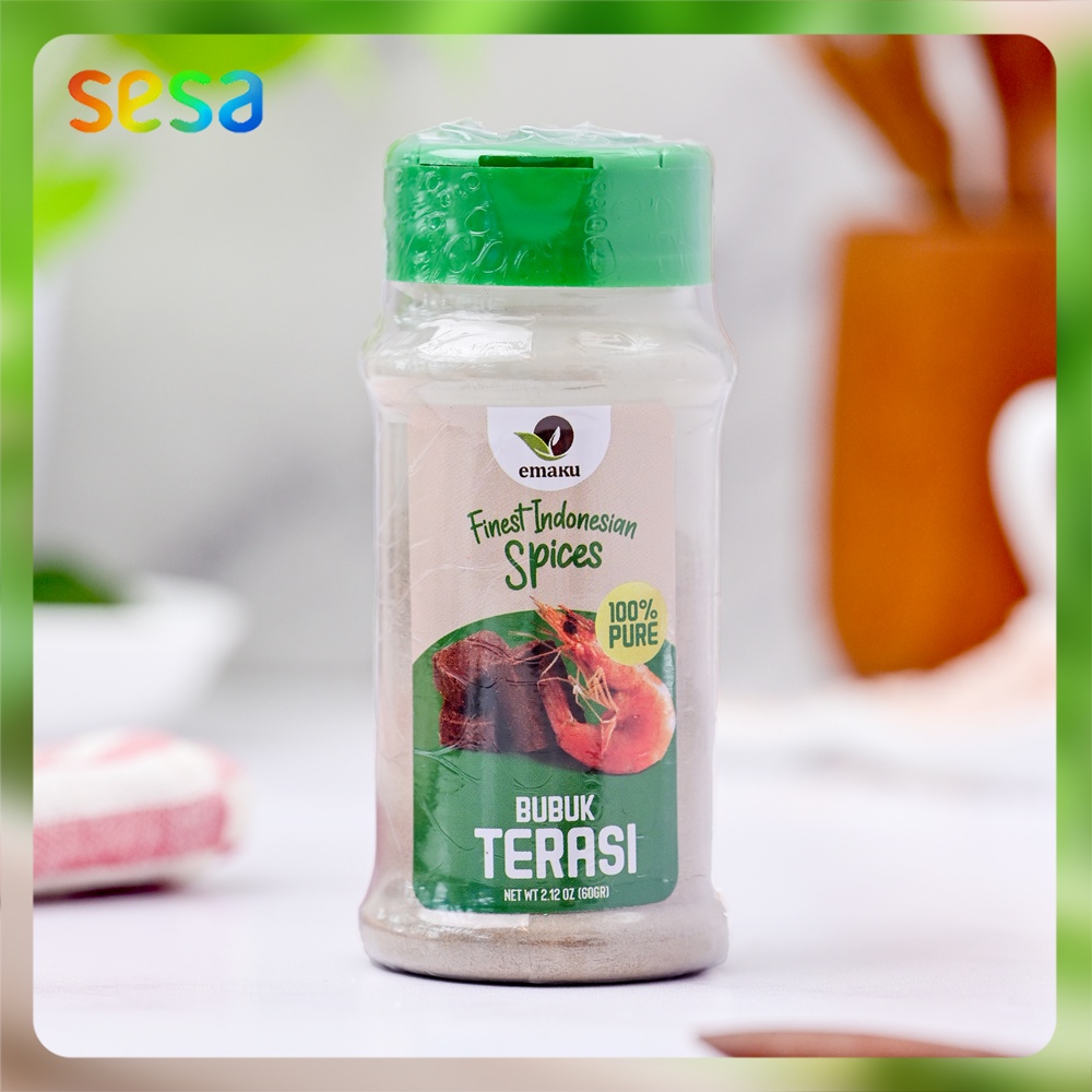 

Emaku Terasi Powder 60g – Terasi Bubuk Alami Tanpa MSG