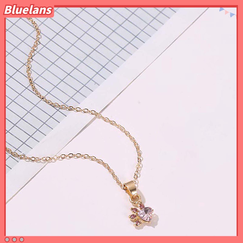 Bluelans 1 Set Anting Stud Kalung Gelang Cincin Bahan Alloy Anti Alergi Untuk Pesta