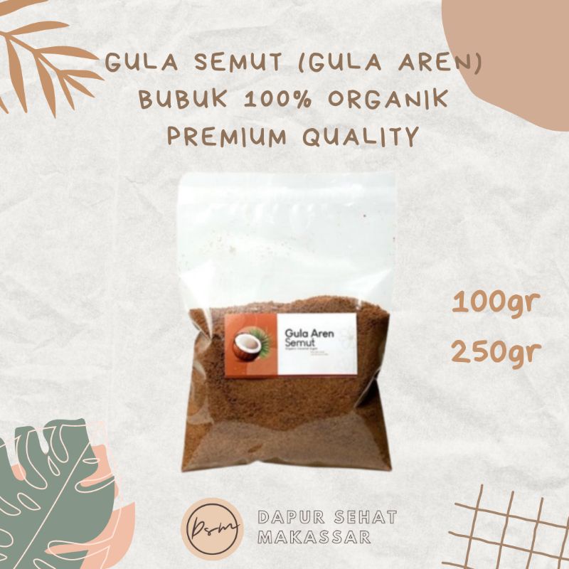 gula aren 1kg 500gr 250gr gula semut bubuk organik gula merah organik ready Makassar