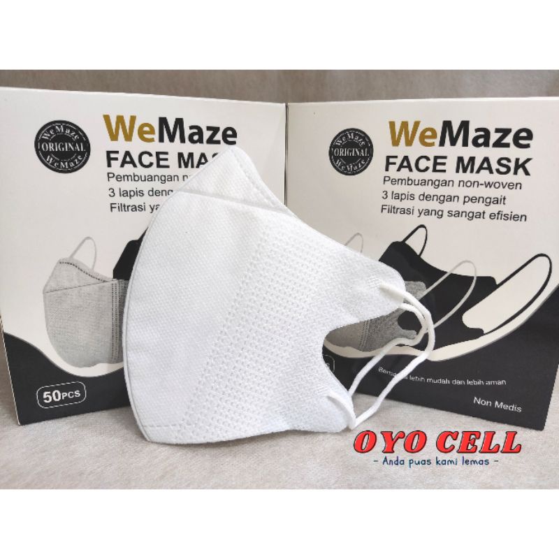 Masker duckbill garis hidung satuan