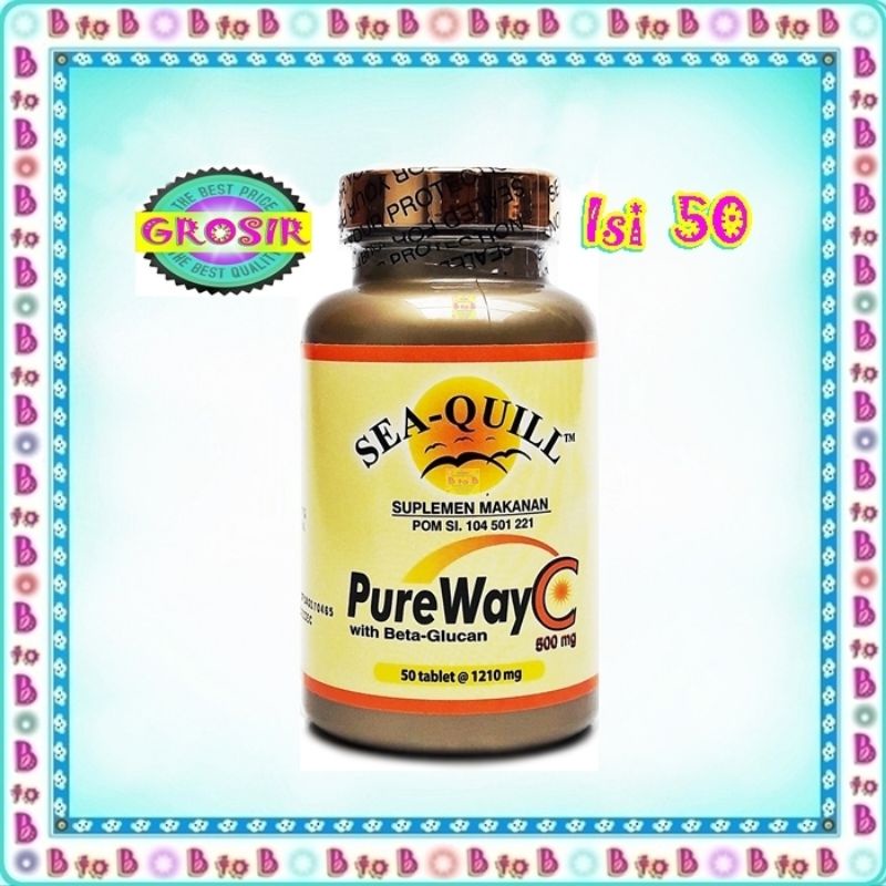 Sea Quill Pureway C 50 - Sea Quill Pureway C isi 30 - Sea-Quill Pure Way C - Vitamin C