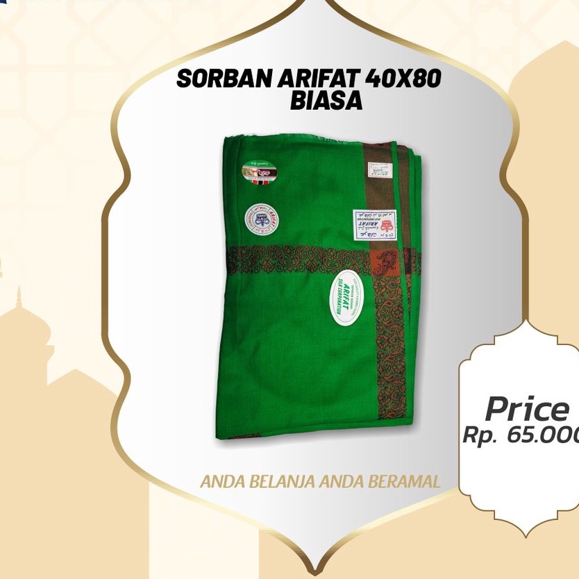 JUAL SORBAN ARIFAT 40X80 BIASA