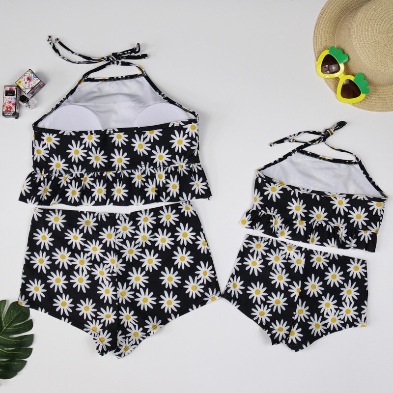 COUPLE baju renang anak ibu wanita swimsuit perepuan cewek set monkini