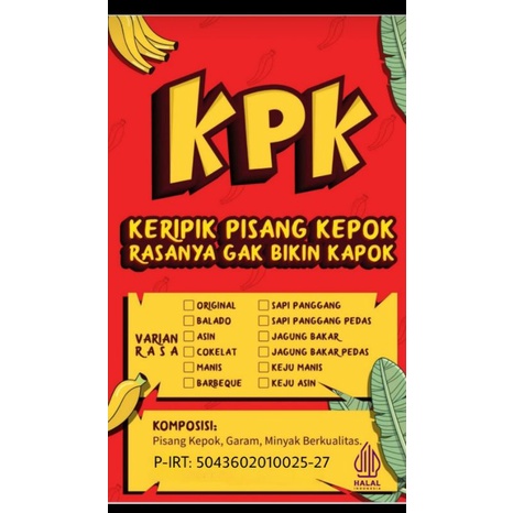 

KPK (KERIPIK PISANG KEPOK)