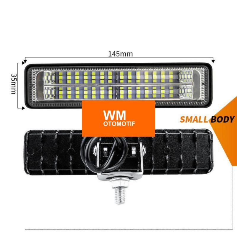 Lampu Tembak Sorot 24 Volt LED CWL 28 Mata BESI BAR CREE Truk Bus Canter Tronton Tractor Depan Utama Lurus Worklight Laser Offroad Truck Bis Fuso Bar Cree LightBar Work Light Motor Mobil Excavator Putih Waterproof Panjang Alluminium Pabrik Alat Berat