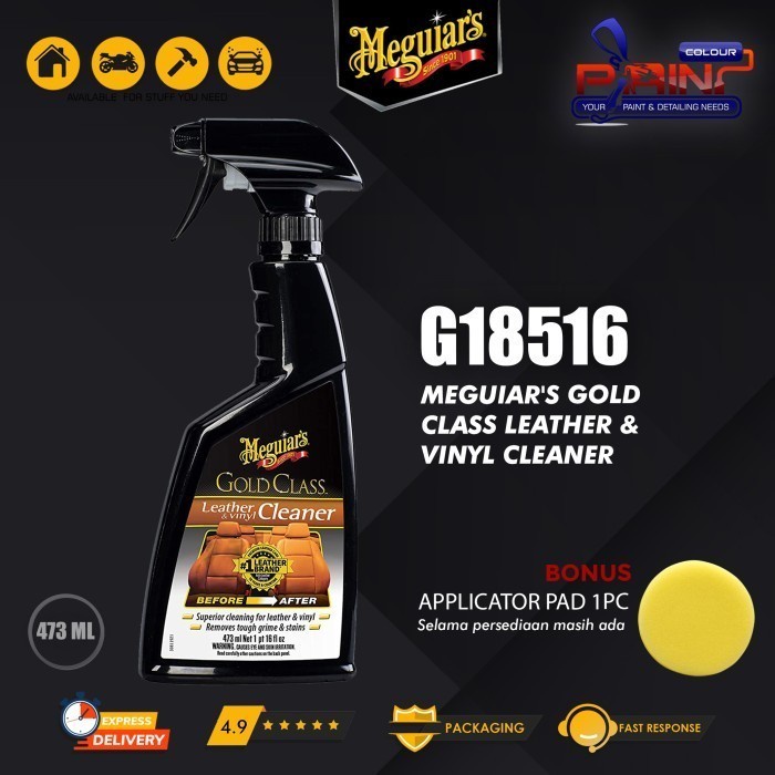 Meguiars Gold Class Leather &amp; Vinyl Cleaner Vynil Eceran - Paint Colour