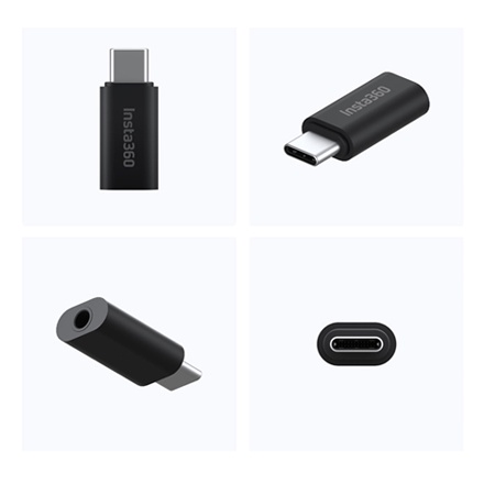 [PRELOVED] Mic Adapter / Microphone Adapter 3.5mm TRS For Insta360 ONE R ORIGINAL