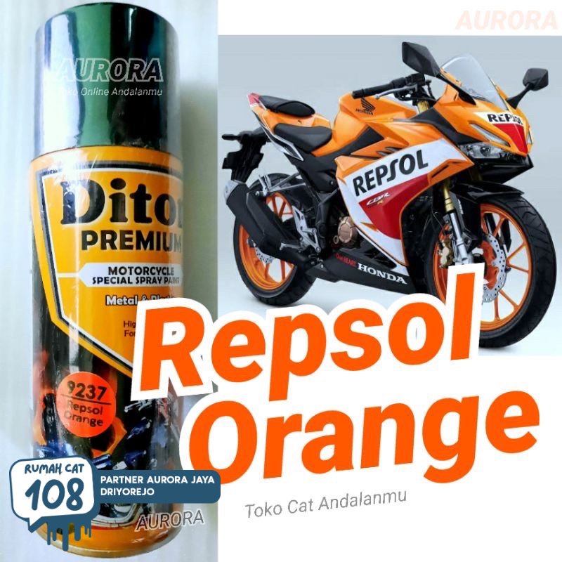 

Rumah Cat - DITON PREMIUM REPSOL ORANGE 9237 pilok pilox pylox cat semprot motor mobil sepeda Rumah Cat Motor dan Mobil