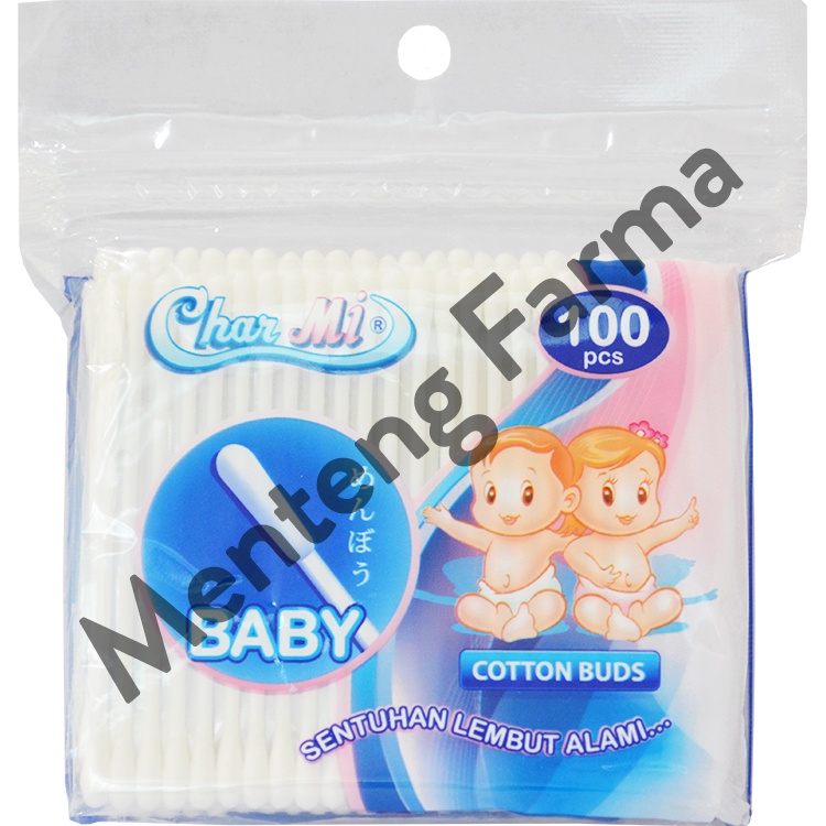 Charmi Cotton Buds Baby Art 133 Isi 100 Pcs - Pembersih Telinga