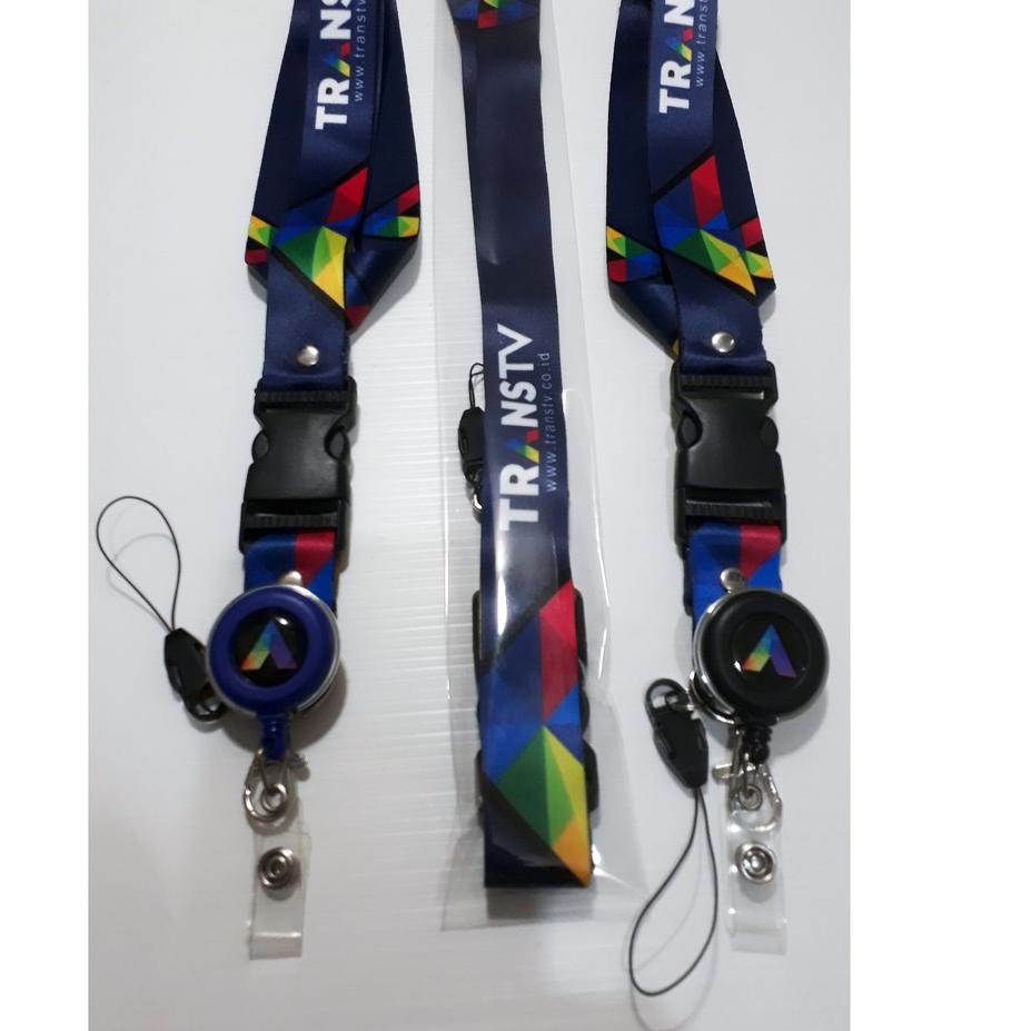 

[KODE ZY7FM] TRANSTV Lanyard ,Strap ID, HP/Flashdisk Printing Digital (Paket Lengkap Exclusive)