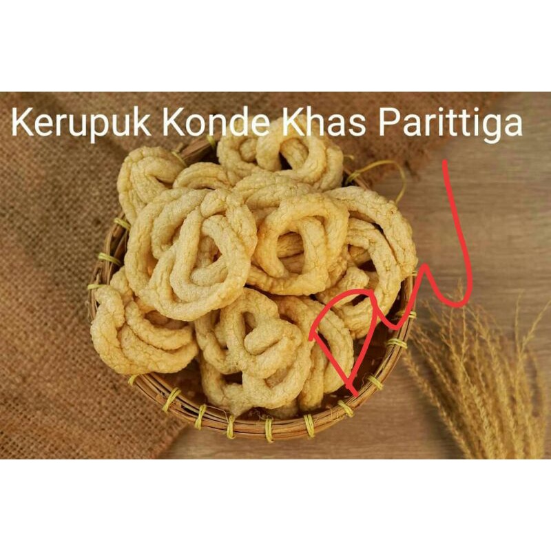 

Kerupuk bulat Keriting/Kerupuk Konde Asli Bangka Jebus