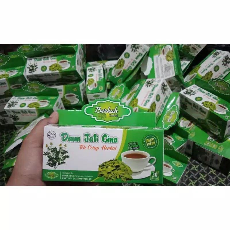 Teh celup daun jati cina berkah