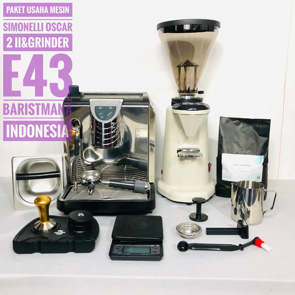 Jual Paket Mesin Espresso Simonelli Oscar Ii Coffee Maker Grinder