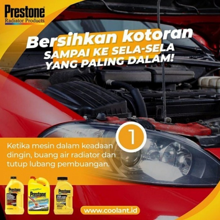 Prestone Radiator Coolant 4L - Merah