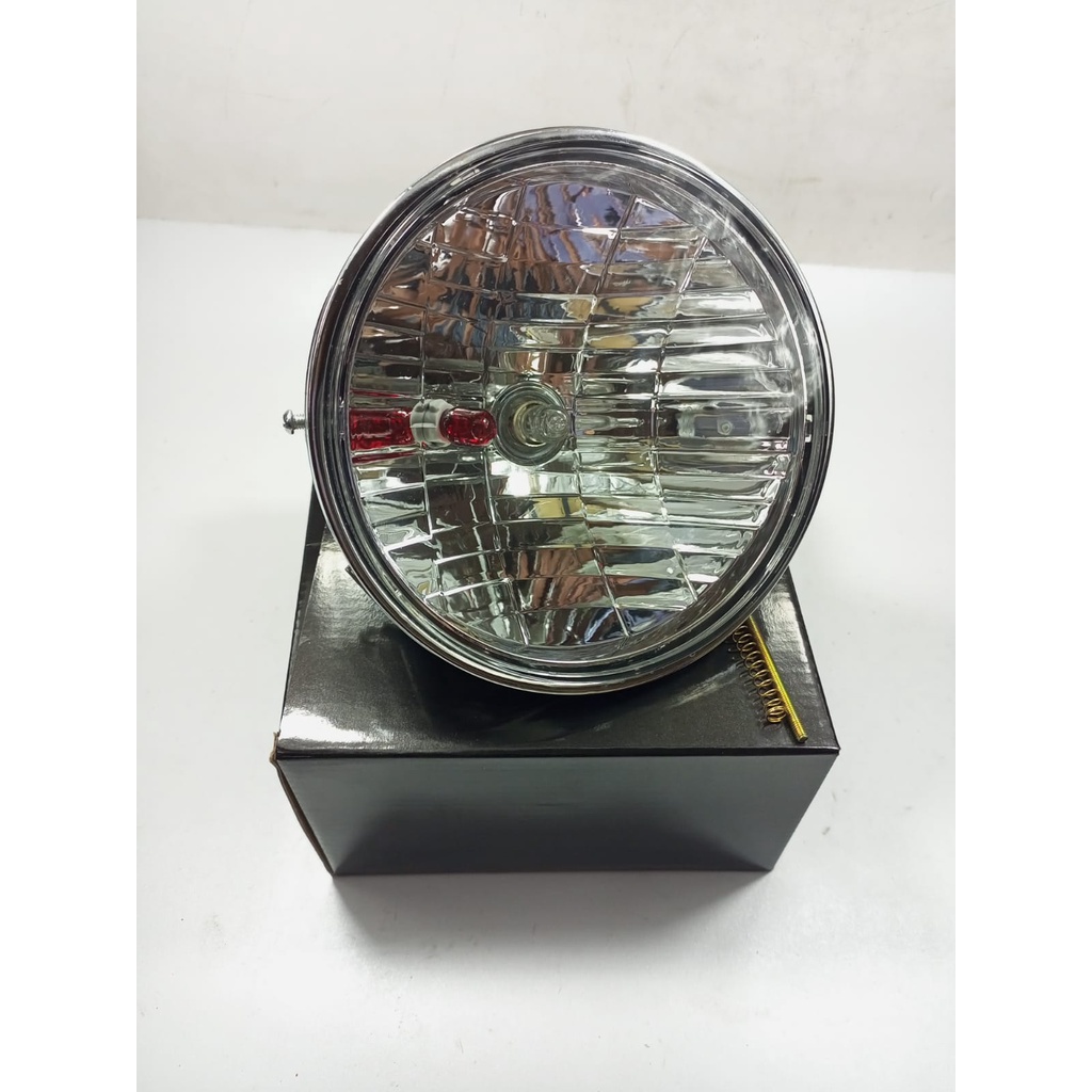 LAMPU DEPAN NINJA 150 BULAT LAMPU DEPAN MOTOR KUNING UNTUK MOTOR NINJA 150 LOKAL