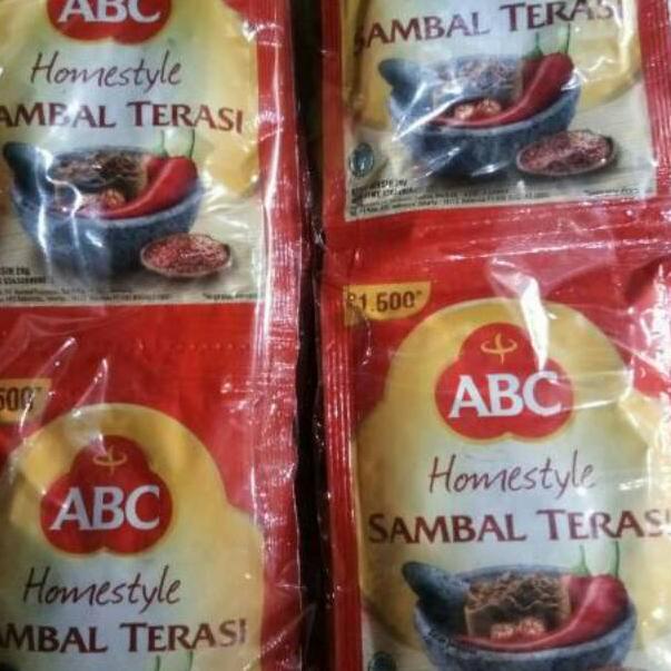 Jual Harga Promo Sambal Terasi Abc 20 Grm Shopee Indonesia