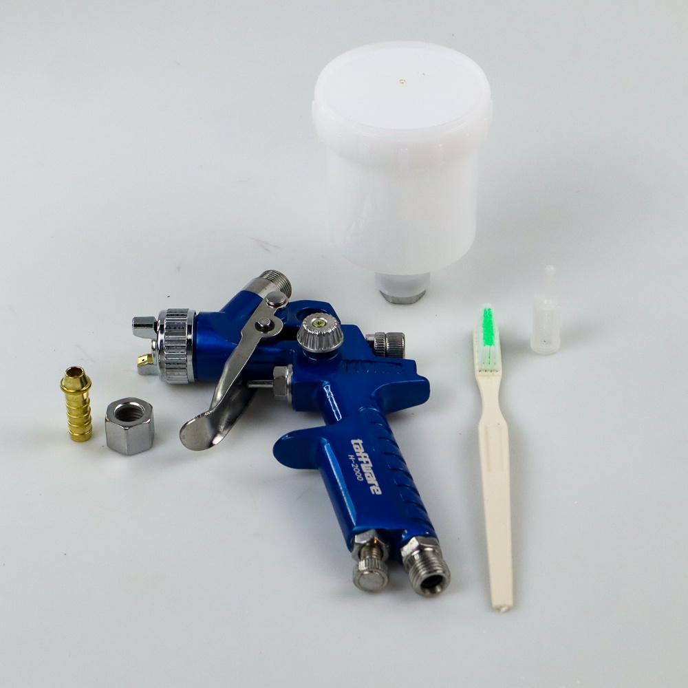 Taffware Professional Spray Gun Nozzle HVLP Airbrush 1.0mm - H-2000 - Blue