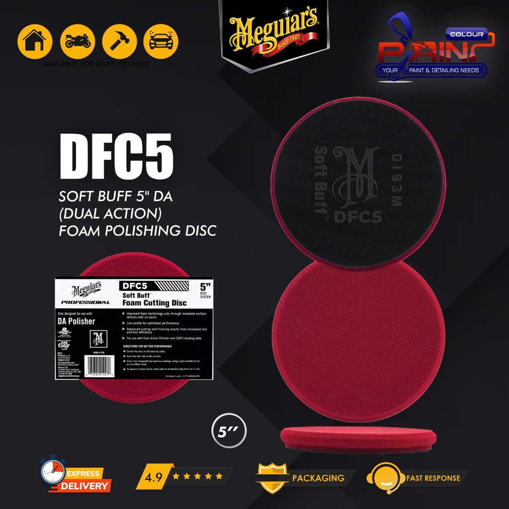 Meguiars - Meguiars Soft Buff DA 5 Foam Polishing DFC5