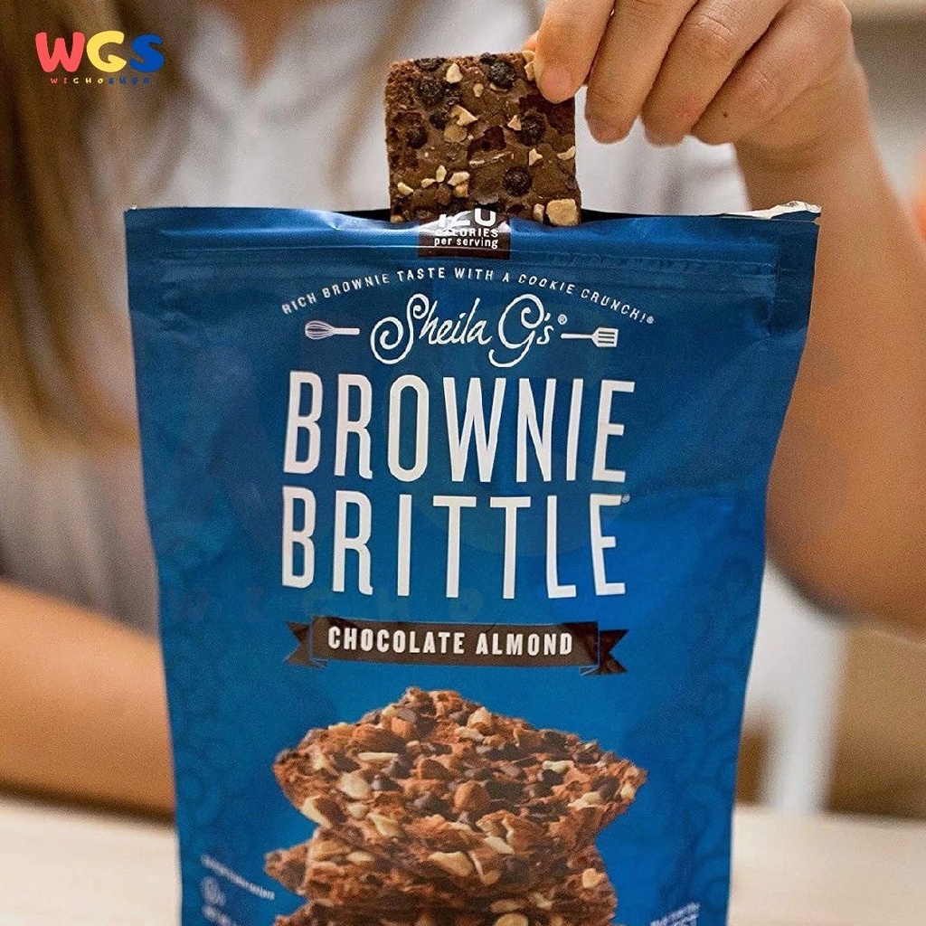 Biskuit Sheila Gs Brownie Brittle Chocolate Almond 5oz 142g