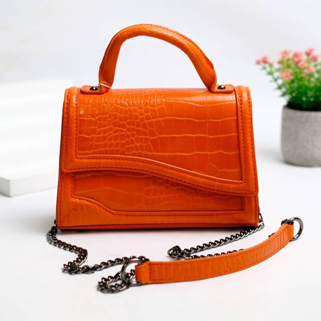 TAS WANITA SELEMPANG RANTAI Z336 SLING BAG PREMIUM IMPORT