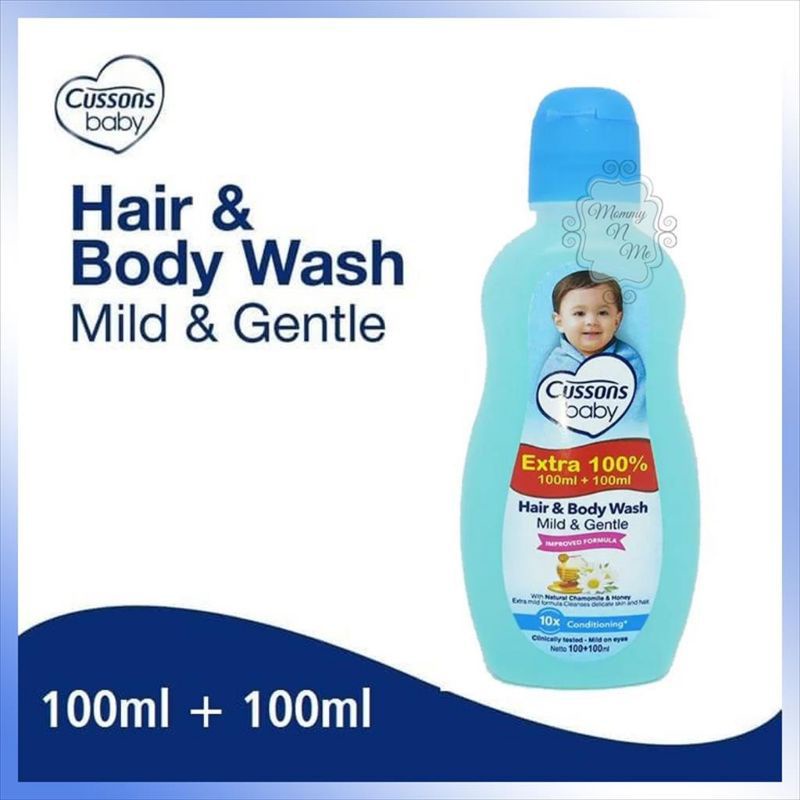 Cussons Hair and Body Wash 100+100