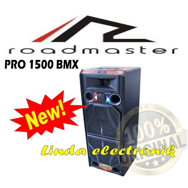 speaker aktif roadmaster bmx pro 1500 bmx black edition original
