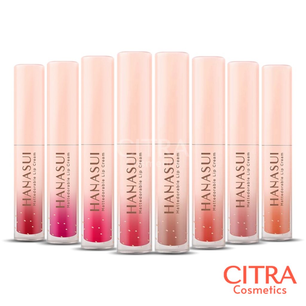 Citra Cosmetik - Hanasui Mattedorable Lip Cream Pemerah Bibir Murah - Perawatan & Kecantikan Perawat