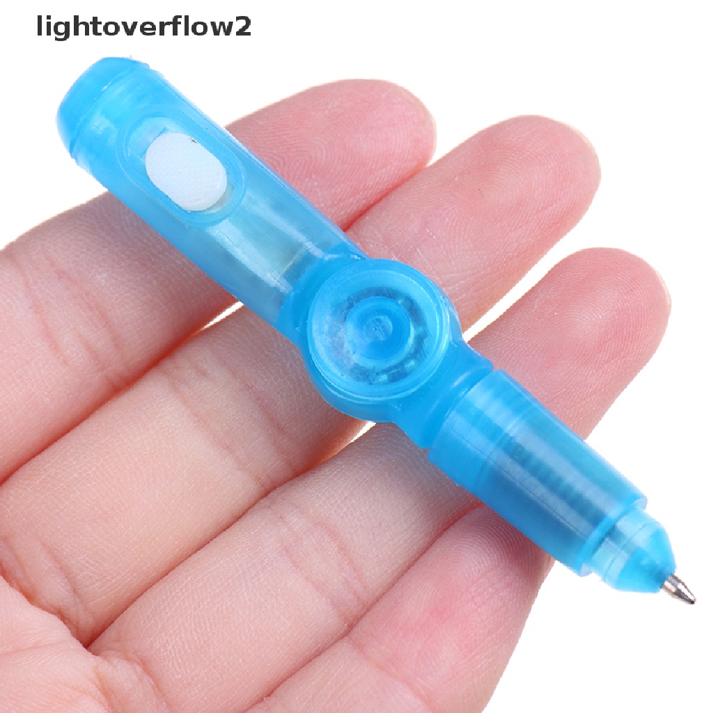 (lightoverflow2) Pulpen Dengan Lampu LED Warna-Warni