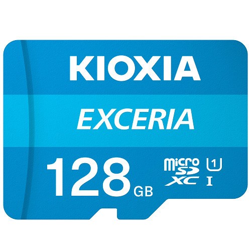 Kioxia Exceria Micro SDXC / Micro SD Card 128GB 100MBps Class 10