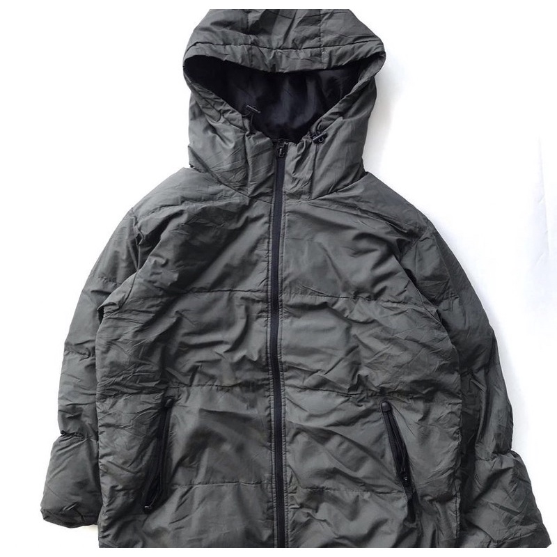 gu warm padded jacket