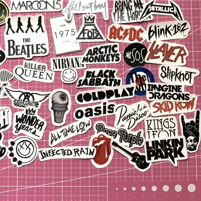

FREE ONGKIR!Sticker Tumblr Hype | Band Logo Pack|SQ9