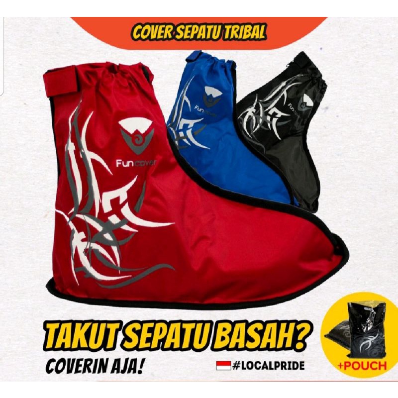 Cover Shoes/Jas Sepatu/Sarung Sepatu/Jas Hujan Sepatu Anti Air FUNCOVER Pria Wanita