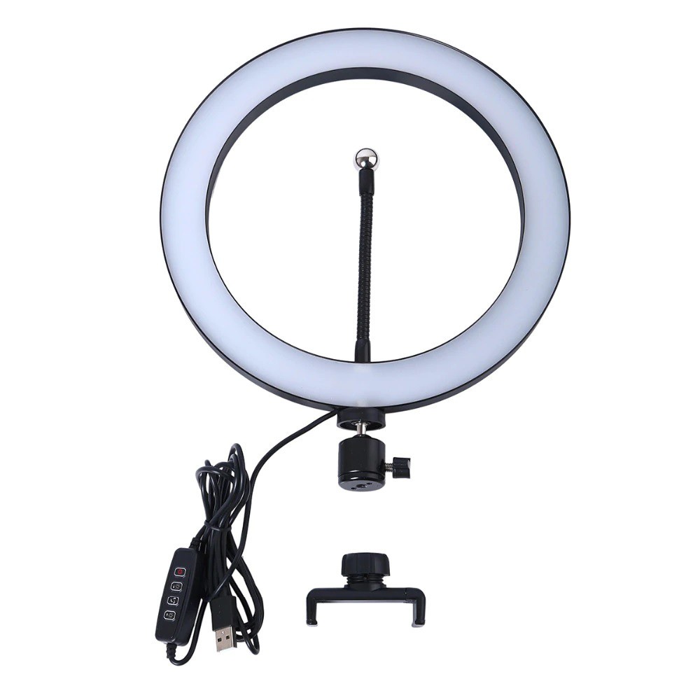 ZD666 - 10-inch Selfie Ring Fill Light 8W 120 LED with Tripod