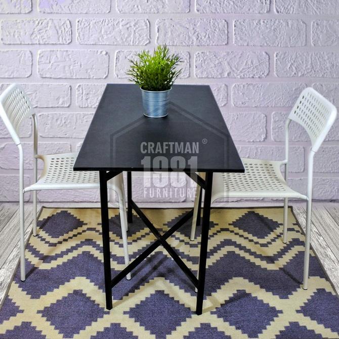 Meja Makan Lipat 80X50 Meja Cafe Meja Bazar Jualan