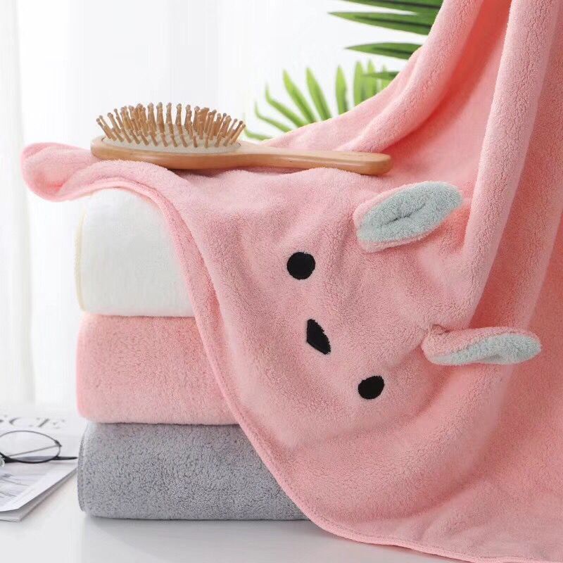 [COD] HANDUK MANDI BAYI MICROFIBER LEMBUT BENTUK TELINGA BERUANG LUCU LEMBUT IMPORT HANDUK MANDI ANAK BAYI BABY