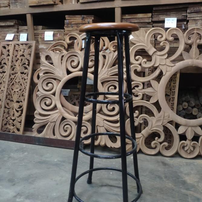 Kursi Besi Kursi Cafe Kursi Tinggi Kursi Out/Indoor 100 Cm