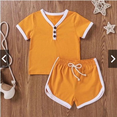 SETELAN ANAK LABBORA KANCING / SETLABBORA KANCING BAHAN SPANDEX