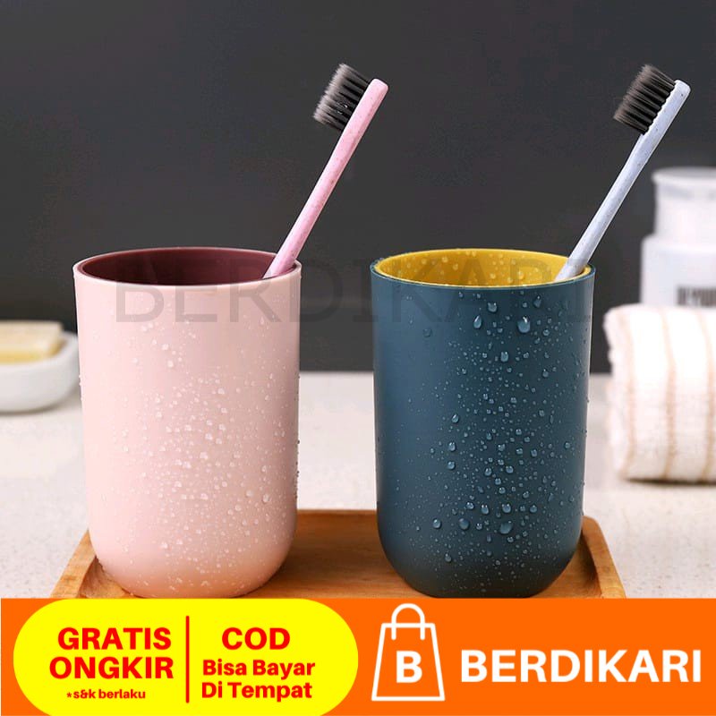 Gelas Kumur Warna Warni / Gelas Minum Warna Warni / Gelas Sikat Gigi Odol Kamar Mandi Cangkir Kumur