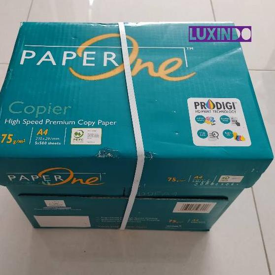 

11.11✔️Kertas HVS A4 75gsm PaperOne (isi 1 rim)|KD1