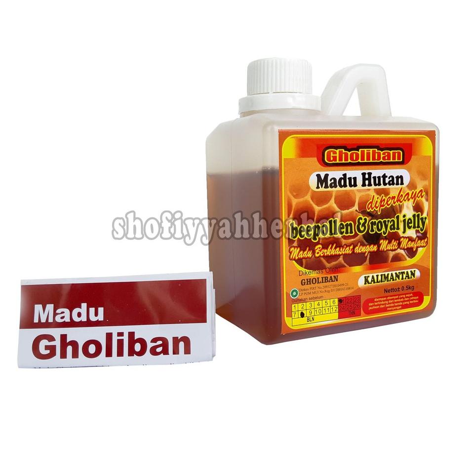 

Semuanya baru--Madu Hutan SUPER Kalimantan Gholiban Plus Bee Pollen Dan Royal Jelly 500 gram