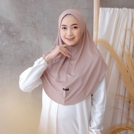 Bergo Hamidah Non Pet Jersey / Bergo Instan Malay Non Pad Daily HIJAB INSTAN KERUDUNG INSTAN JILBAB INSTAN PREMIUM