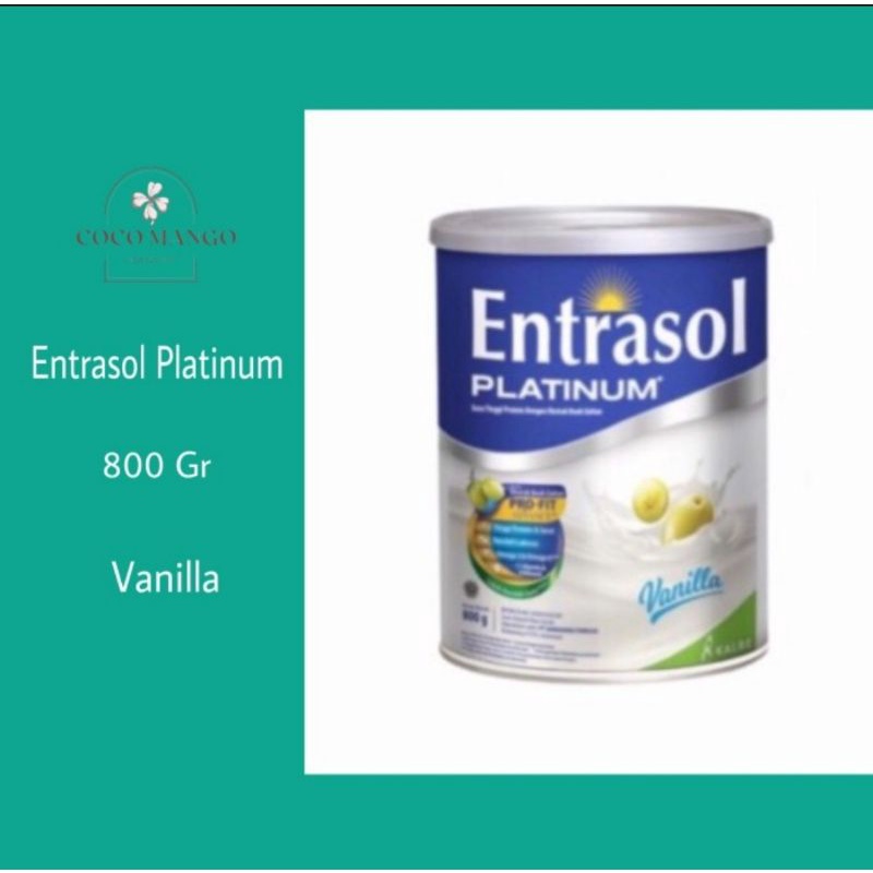 

Entrasol platinum vanila 800g