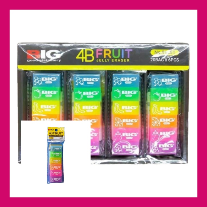 

Penghapus big set fruid 9165T - setip pensil