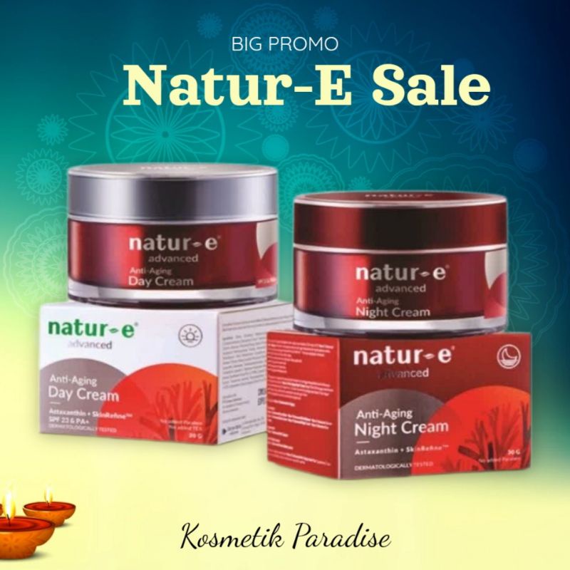 PAKET HEMAT Natur-e Advance Day cream & Natur-e advance night cream / Day cream Advanced Natur-e dan