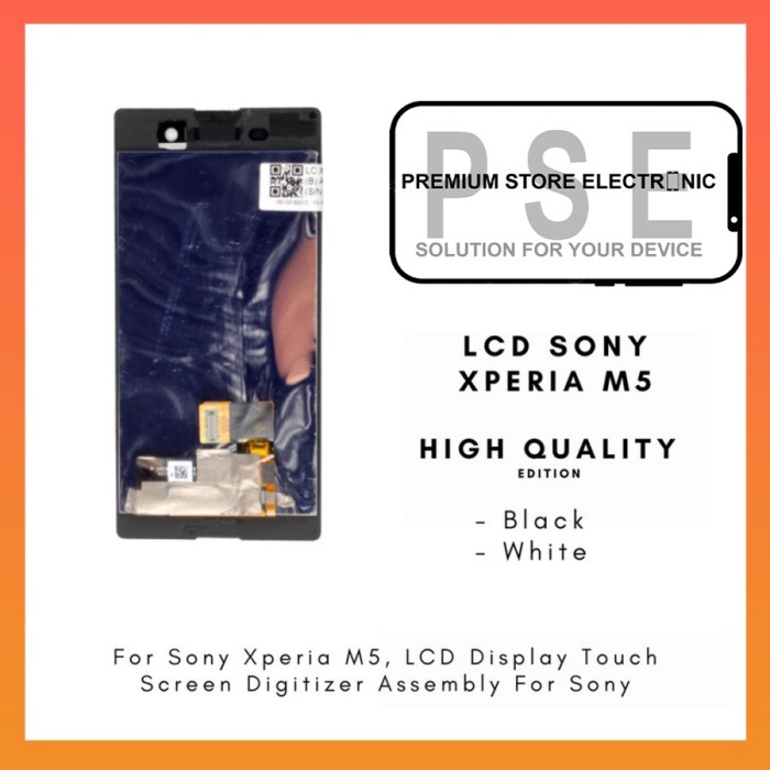 LCD Xperia M5 ORIGINAL Fullset Touchscreen Garansi 1 Bulan