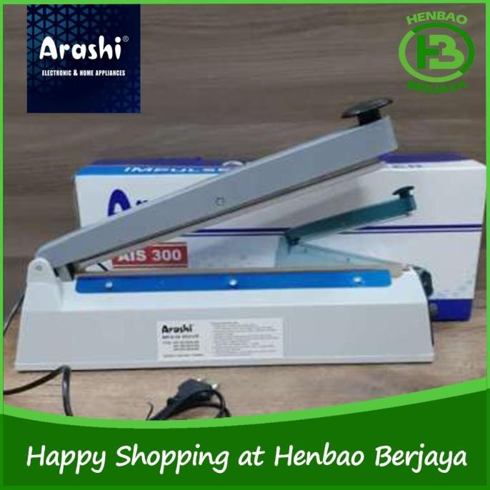 Arashi Impulse Sealer AIS 300 30cm Alat Perekat Press Plastik AIS300