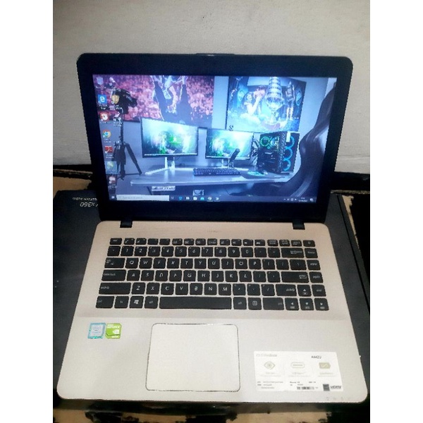 Laptop Asus A442UR Core i5 Gen 7 Kabylake Seri Muda Ram 12gb SSD 120 HDD 1000gb Nvidia 930mx Mulus