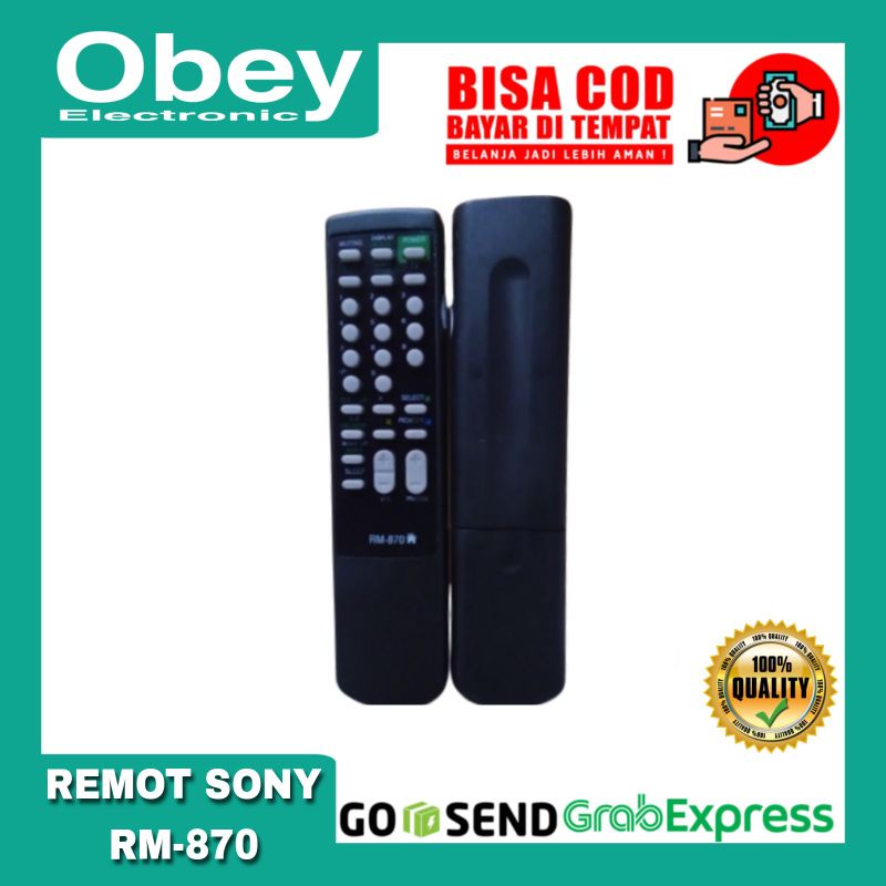 Remot TV Sony Tabung Trinitron RM-870